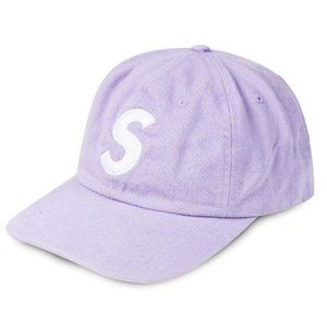 Supreme Kevlar Denim S Logo 6-Panel Light Purple